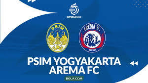 PSIM Yogyakarta vs Arema FC Perdana Laskar Mataram di Super League