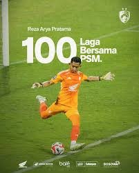 Reza Arya Pratama Cetak Rekor 100 Laga Bersama PSM