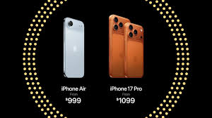 iPhone 17 Air vs iPhone 17 Pro