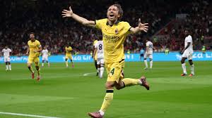 Gol Perdana Luka Modric Bawa Milan Menang