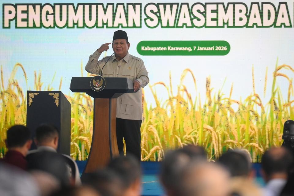 Prabowo: Indonesia Swasembada Pangan & Sita Lahan Sawit 2026